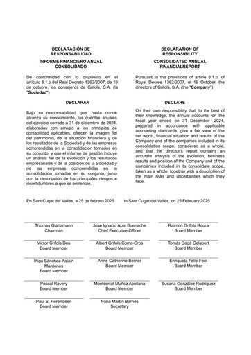 Thumbnail Grifols Annual Report 2024