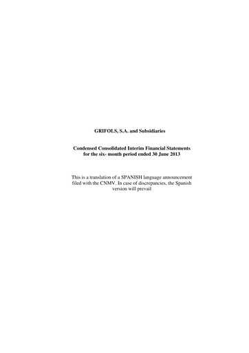 Thumbnail Grifols Half-year Report 2013-h1