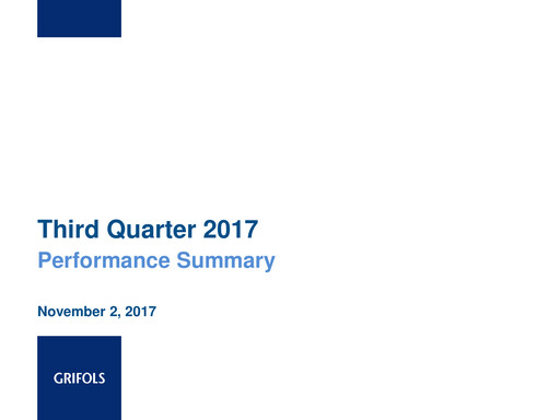 Thumbnail Grifols Quarterly Report 2017-q3