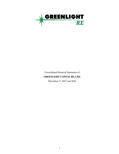 Thumbnail Greenlight Re Financial Statement 2017