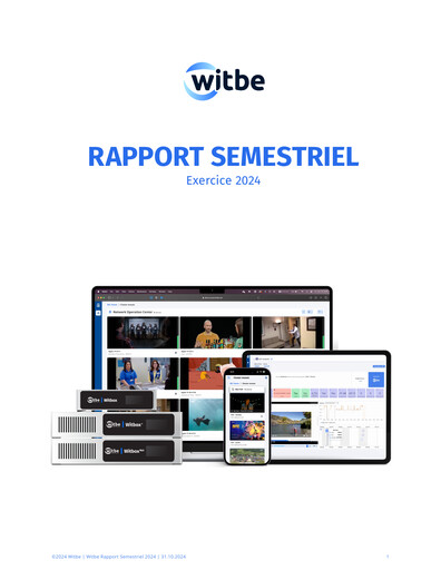 Thumbnail Witbe S.A. Half-year Report 2024-h1