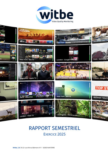 Thumbnail Witbe S.A. Half-year Report 2025-h1
