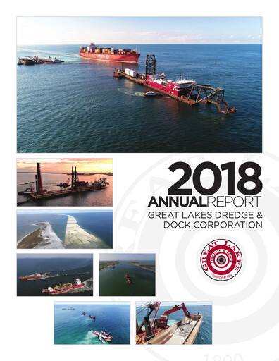 Thumbnail Great Lakes Dredge & Dock Corp. Annual Report 2018
