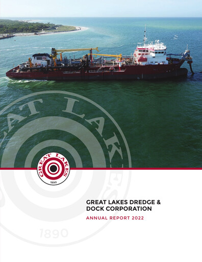 Thumbnail Great Lakes Dredge & Dock Corp. Annual Report 2022