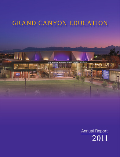 Vorschaubild Grand Canyon Education Jahresbericht 2011