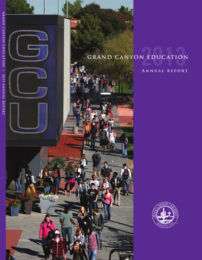 Vorschaubild Grand Canyon Education Jahresbericht 2013