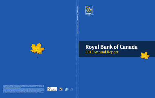 Thumbnail Royal Bank Of Canada Annual Report 2011