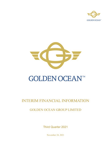 Thumbnail Golden Ocean Group Quarterly Report 2021-q3
