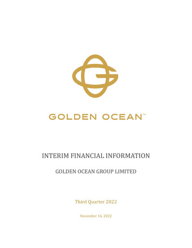 Thumbnail Golden Ocean Group Quarterly Report 2022-q3