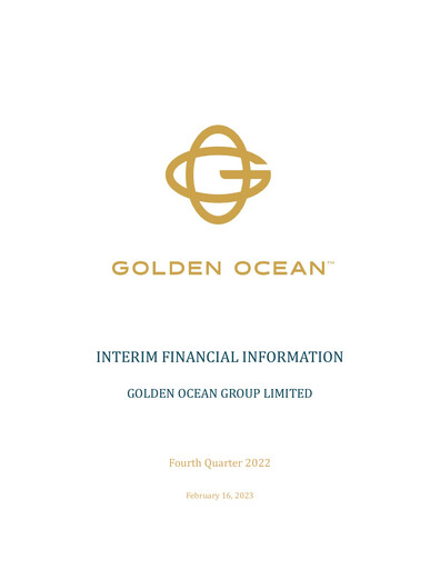 Thumbnail Golden Ocean Group Quarterly Report 2022-q4