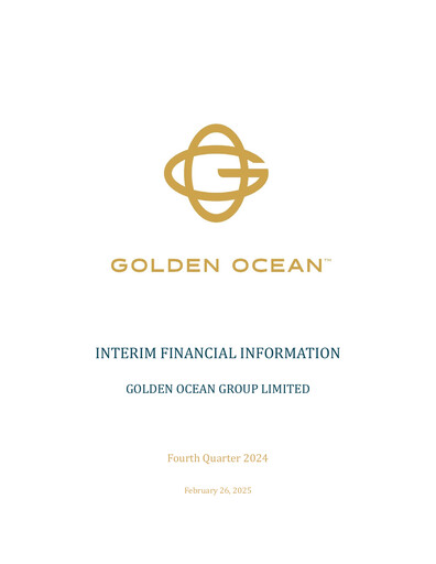 Thumbnail Golden Ocean Group Quarterly Report 2024-q4
