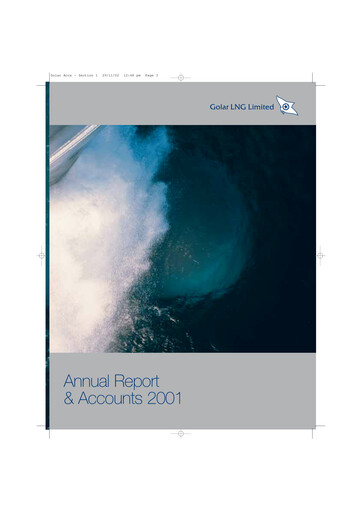 Thumbnail Golar LNG
 Annual Report 2001