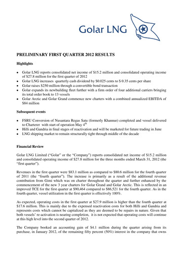 Thumbnail Golar LNG
 Quarterly Report 2012-q1