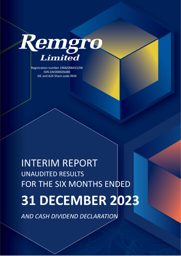 Thumbnail Remgro Limited Half-year Report 2024-h1