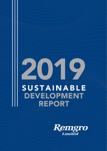 Thumbnail Remgro Limited Sustainability Report 2019