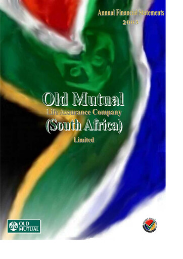 Vorschaubild Old Mutual Finanzmitteilung 2003