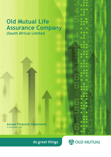 Vorschaubild Old Mutual Finanzmitteilung 2010