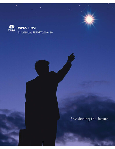 Thumbnail Tata Elxsi Annual Report 2009-2010