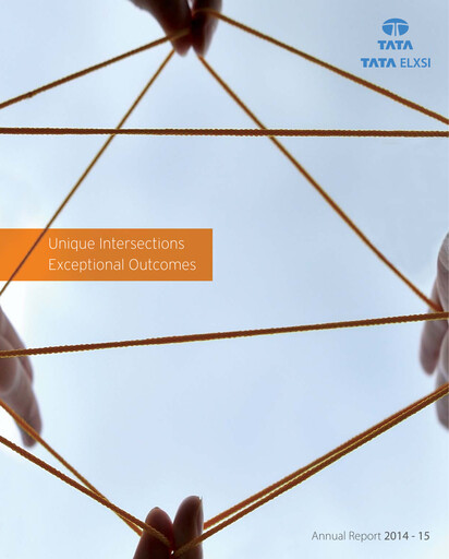 Thumbnail Tata Elxsi Annual Report 2014-2015