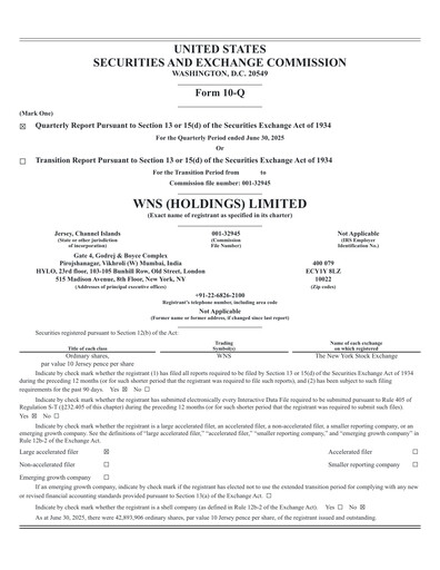 Thumbnail WNS Quarterly Report 2025-q1