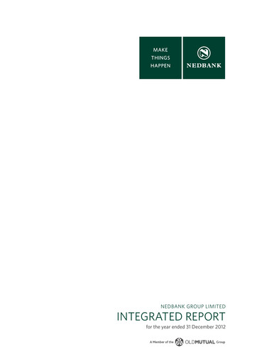 Thumbnail Nedbank Annual Report 2012