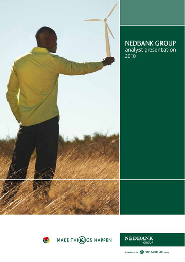 Thumbnail Nedbank Financial Statement 2010