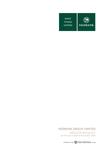 Thumbnail Nedbank Financial Statement 2012