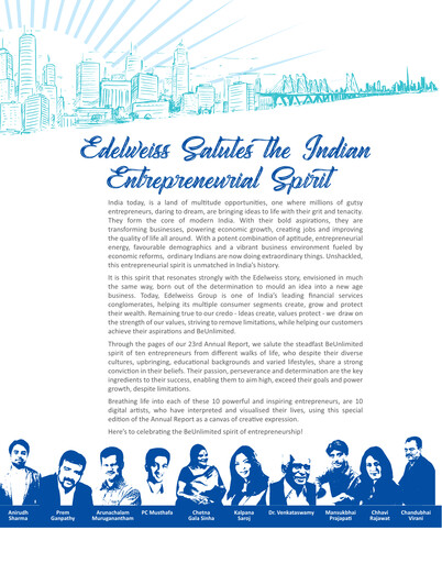 Miniature Edelweiss Financial Services Rapport annuel 2017-2018