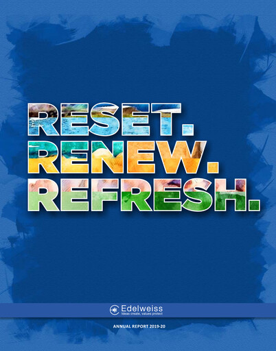Miniature Edelweiss Financial Services Rapport annuel 2019-2020