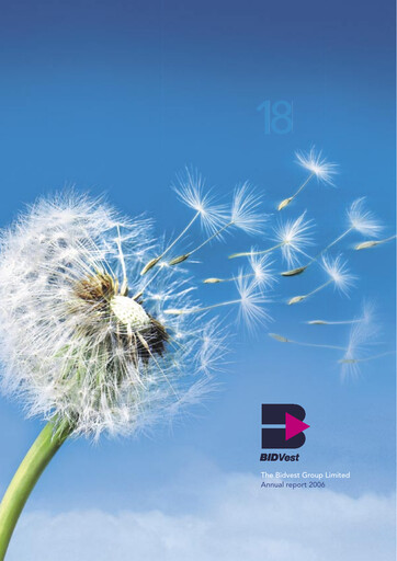 Thumbnail The Bidvest Group Annual Report 2006