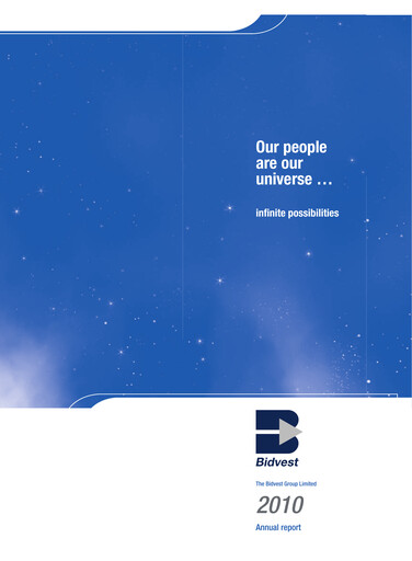 Thumbnail The Bidvest Group Annual Report 2010