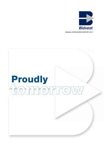 Thumbnail The Bidvest Group Annual Report 2015