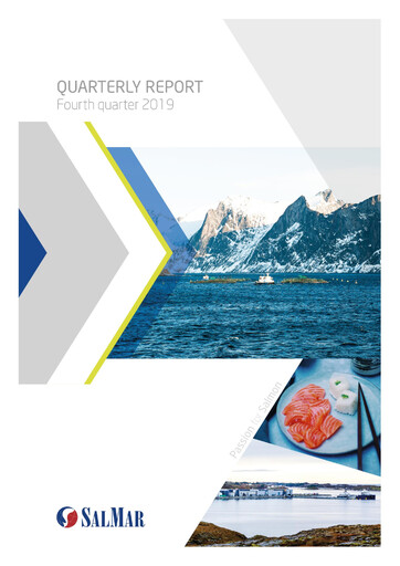 Thumbnail SalMar ASA Quarterly Report 2019-q4