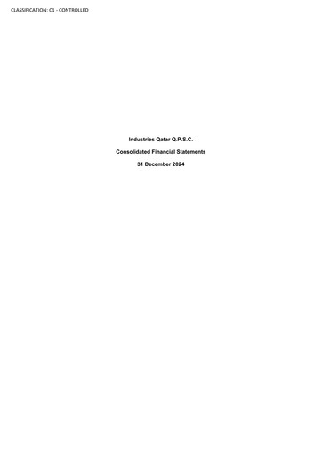 Thumbnail Industries Qatar Financial Statement 2024