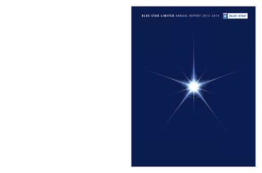 Miniature Blue Star
 Rapport annuel 2013-2014
