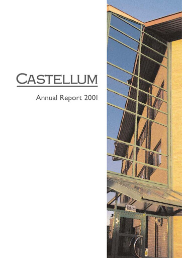 Miniature Castellum Rapport annuel 2001