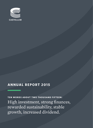 Miniature Castellum Rapport annuel 2015