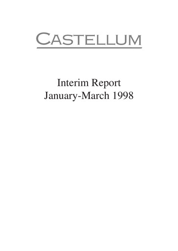 Thumbnail Castellum Quarterly Report 1998-q1