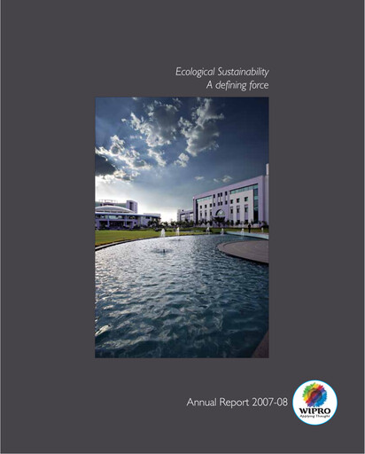 Thumbnail Wipro Annual Report 2007-2008
