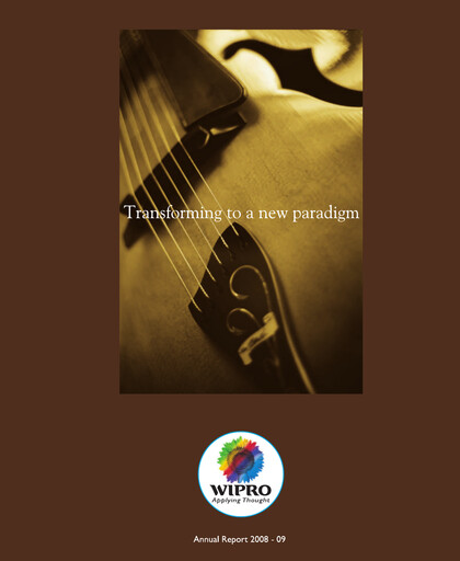 Thumbnail Wipro Annual Report 2008-2009