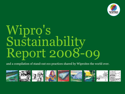 Vorschaubild Wipro Nachhaltigkeitsbericht 2008-2009