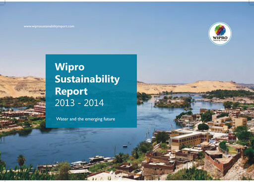 Vorschaubild Wipro Nachhaltigkeitsbericht 2013-2014