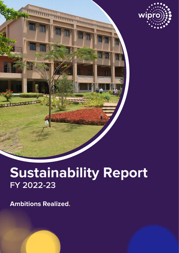 Vorschaubild Wipro Nachhaltigkeitsbericht 2022-2023