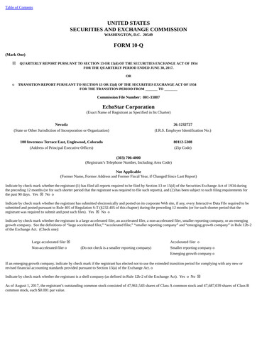 Vorschaubild EchoStar Quartalsbericht 2017-q2