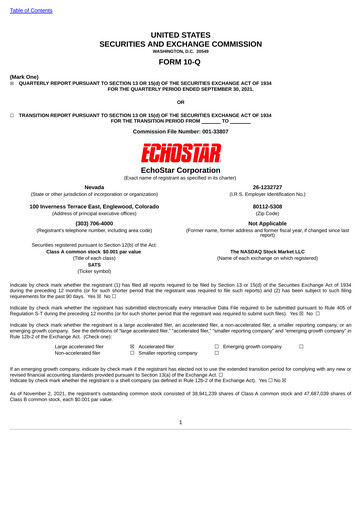 Vorschaubild EchoStar Quartalsbericht 2021-q3