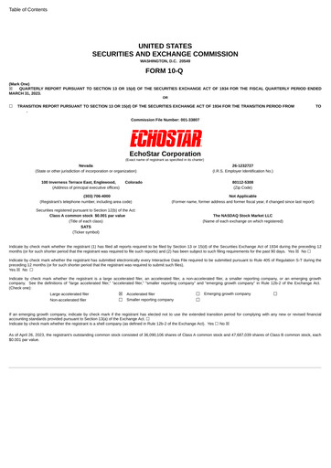 Vorschaubild EchoStar Quartalsbericht 2023-q1