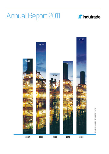 Thumbnail Indutrade Annual Report 2011