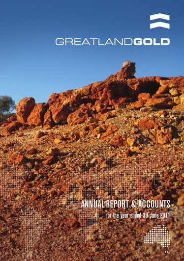 Thumbnail Greatland Gold Annual Report fy2011