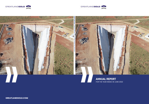 Thumbnail Greatland Gold Annual Report fy2022
