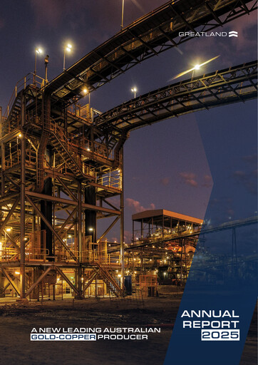 Thumbnail Greatland Resources Annual Report fy2025